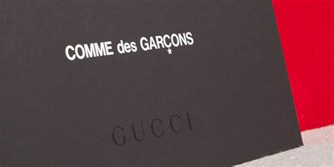 Comme Des Garçons x Gucci Capsule Collection .